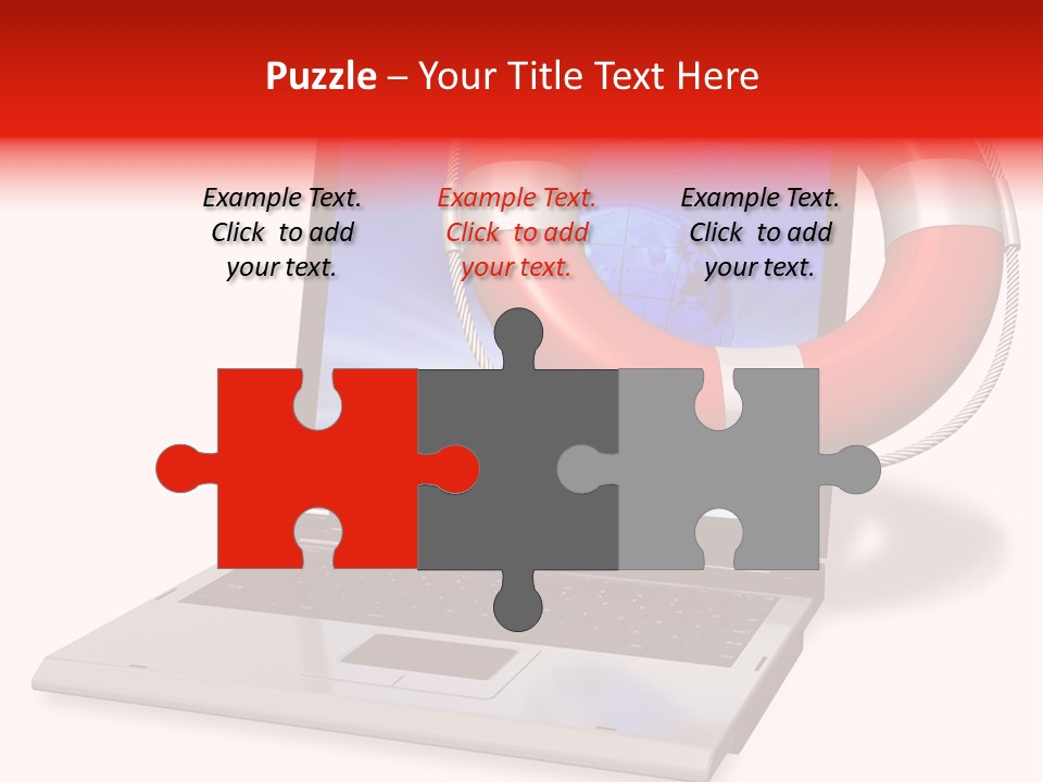 Lifesaver Antivirus Concept PowerPoint Template