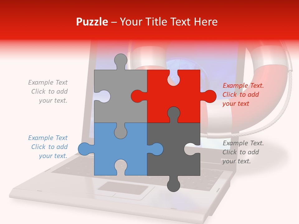 Lifesaver Antivirus Concept PowerPoint Template