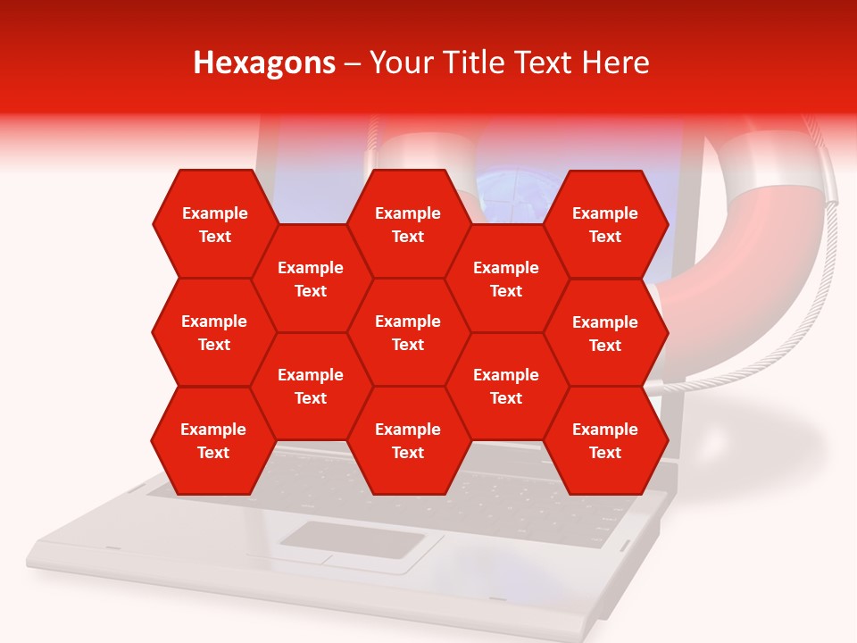 Lifesaver Antivirus Concept PowerPoint Template