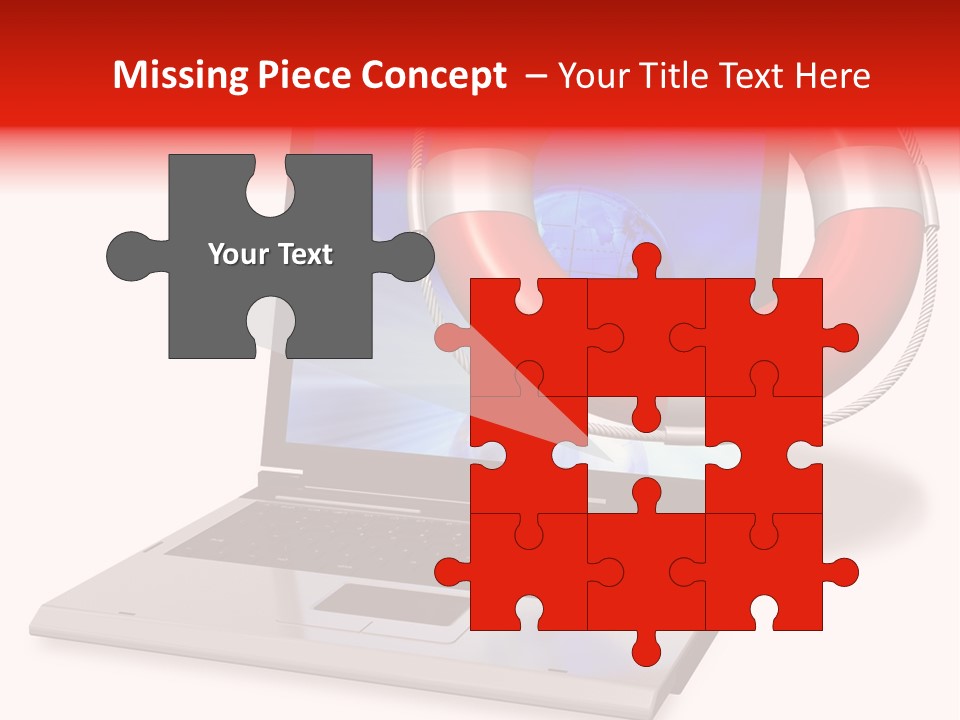 Lifesaver Antivirus Concept PowerPoint Template