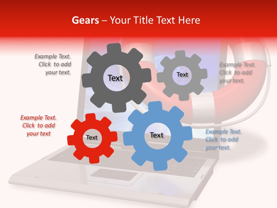 Lifesaver Antivirus Concept PowerPoint Template