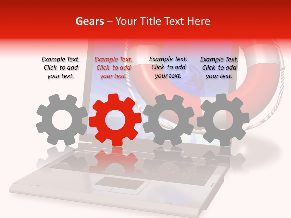 Lifesaver Antivirus Concept PowerPoint Template