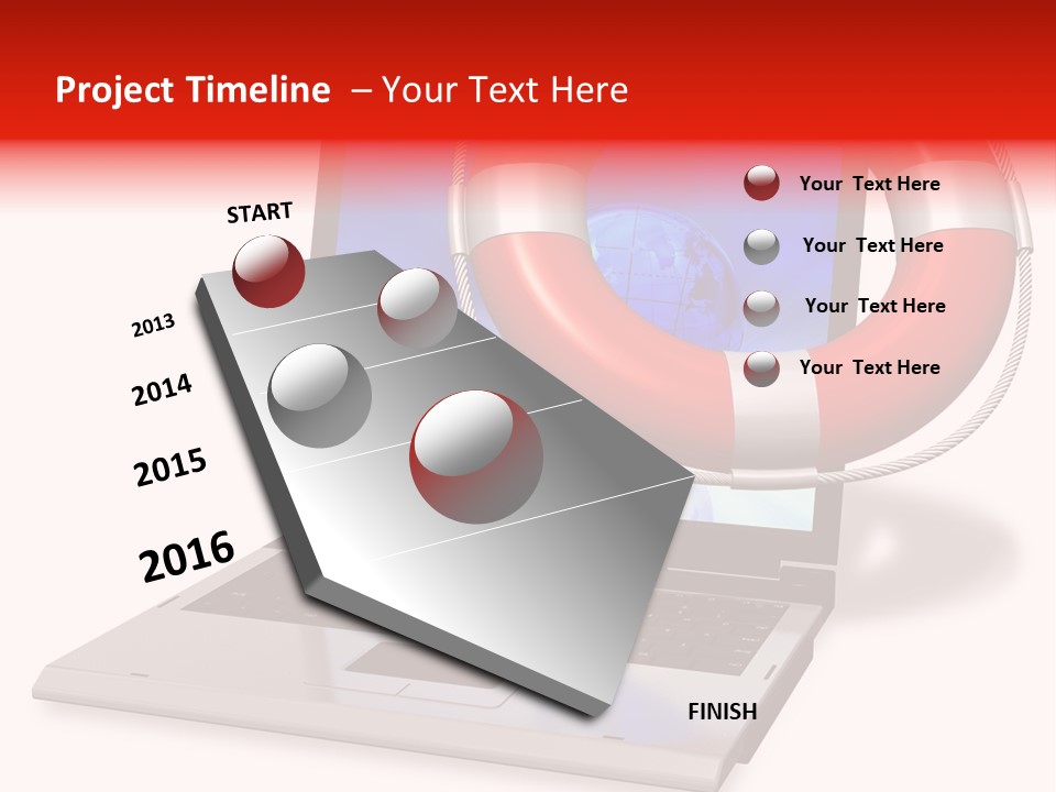 Lifesaver Antivirus Concept PowerPoint Template