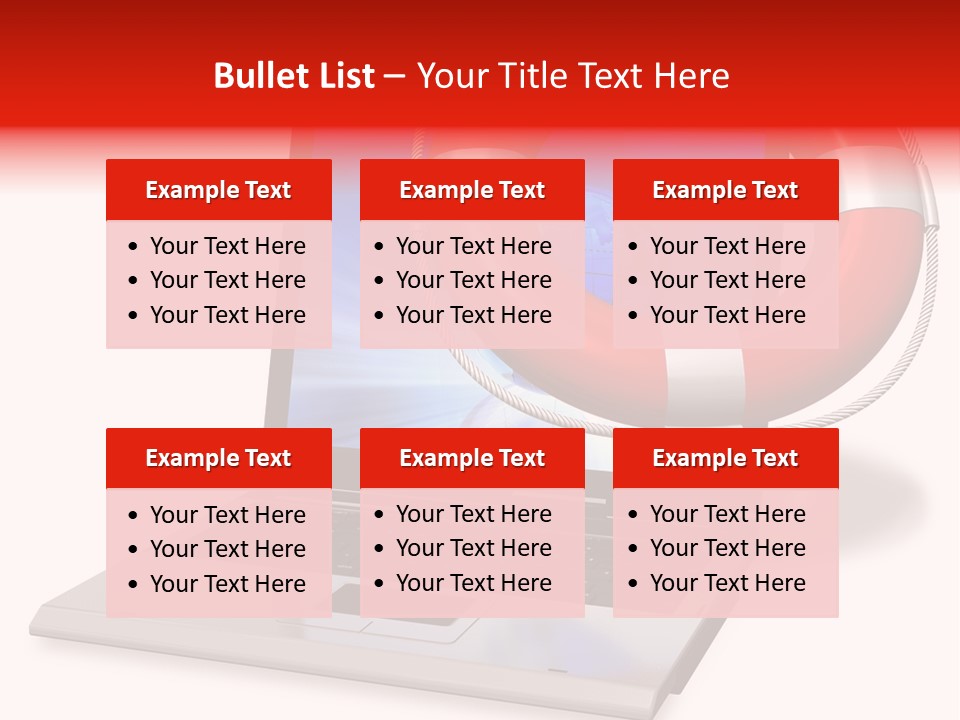Lifesaver Antivirus Concept PowerPoint Template