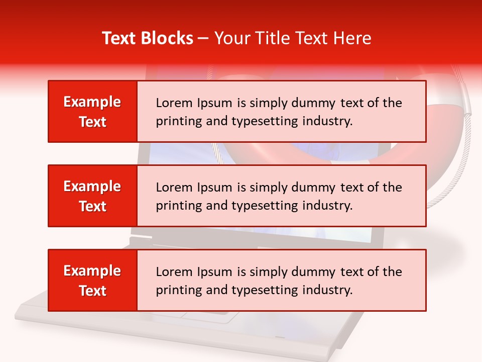 Lifesaver Antivirus Concept PowerPoint Template