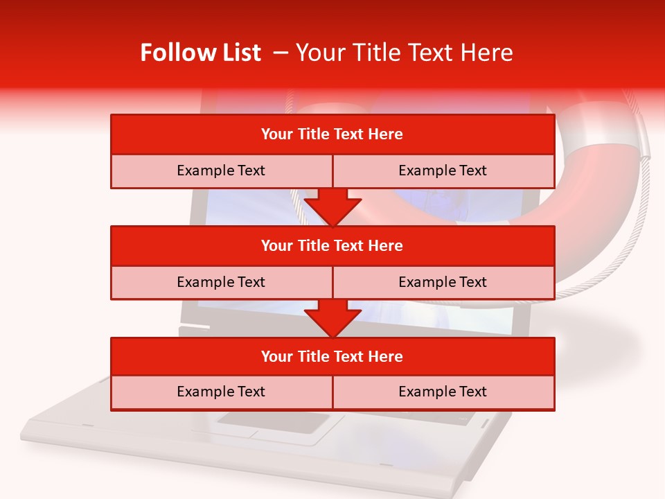 Lifesaver Antivirus Concept PowerPoint Template
