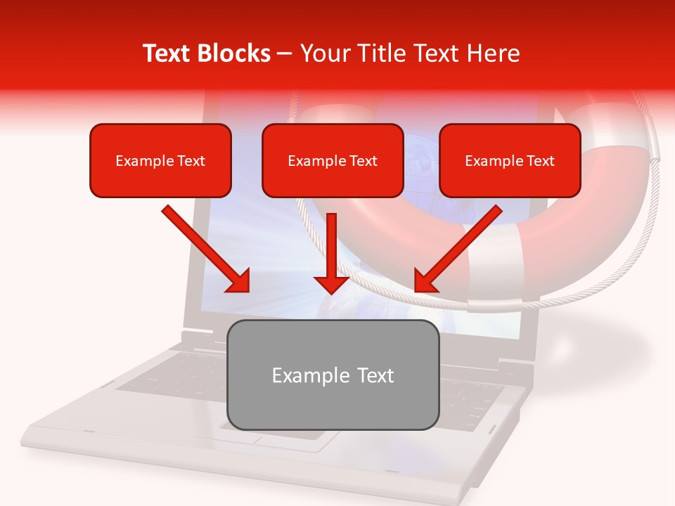 Lifesaver Antivirus Concept PowerPoint Template