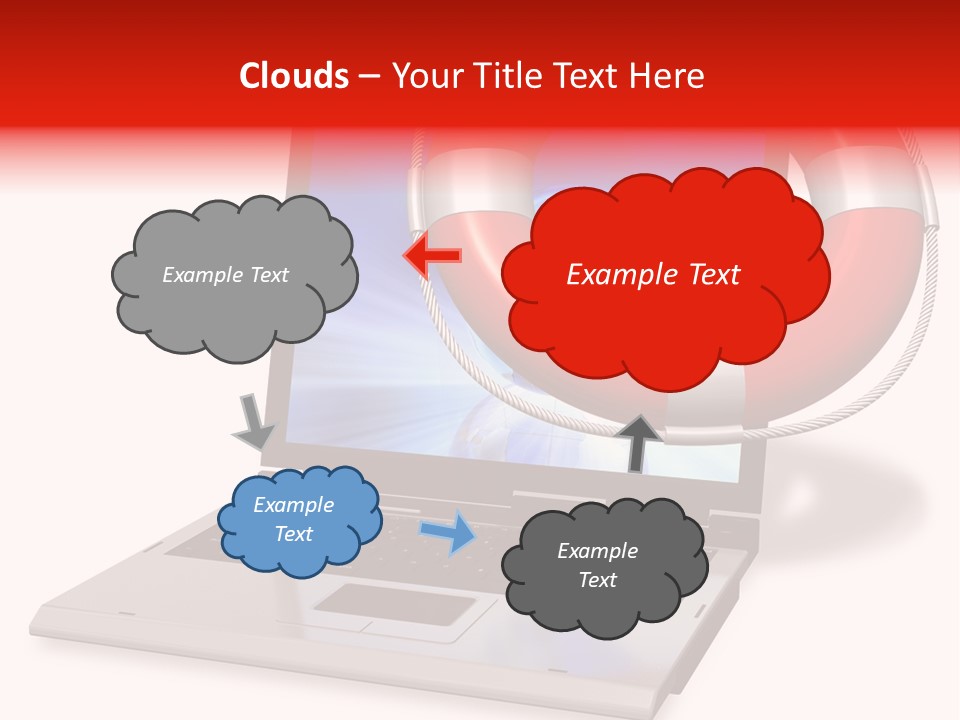 Lifesaver Antivirus Concept PowerPoint Template