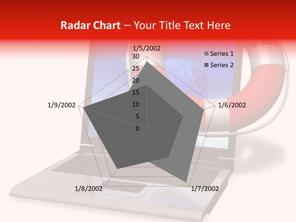 Lifesaver Antivirus Concept PowerPoint Template
