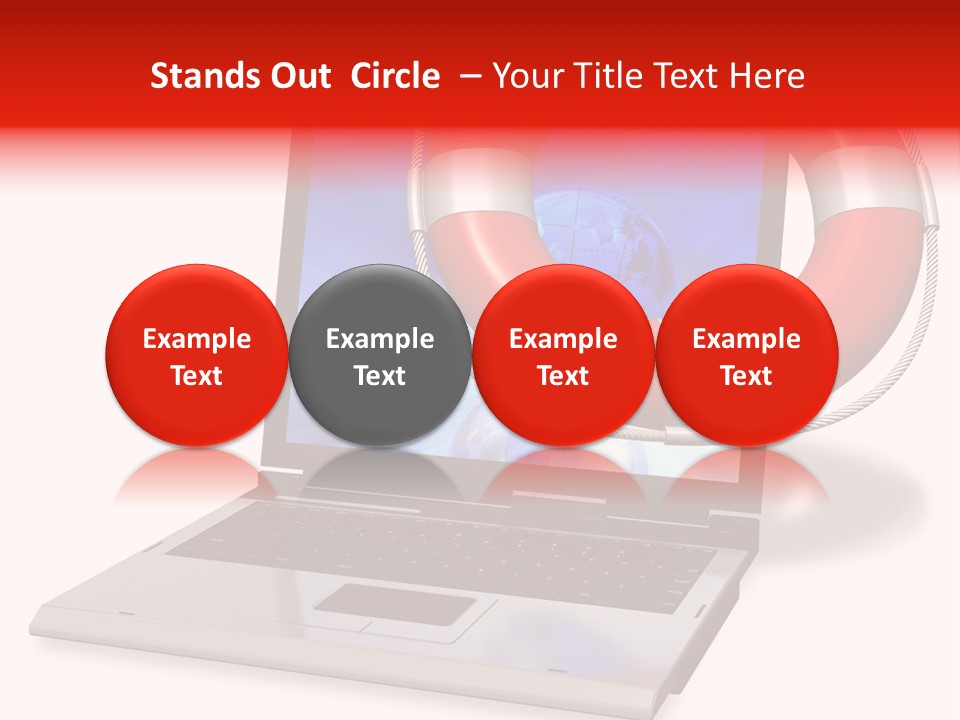 Lifesaver Antivirus Concept PowerPoint Template