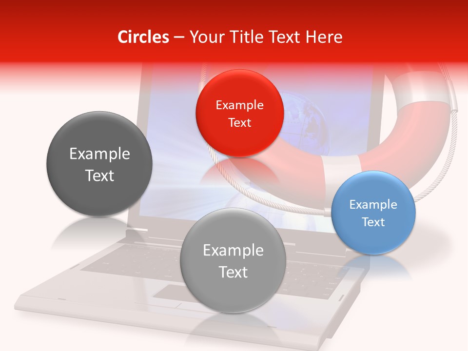 Lifesaver Antivirus Concept PowerPoint Template