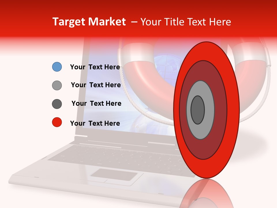 Lifesaver Antivirus Concept PowerPoint Template