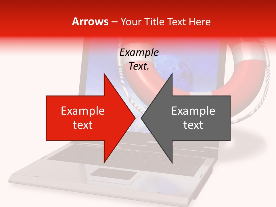 Lifesaver Antivirus Concept PowerPoint Template