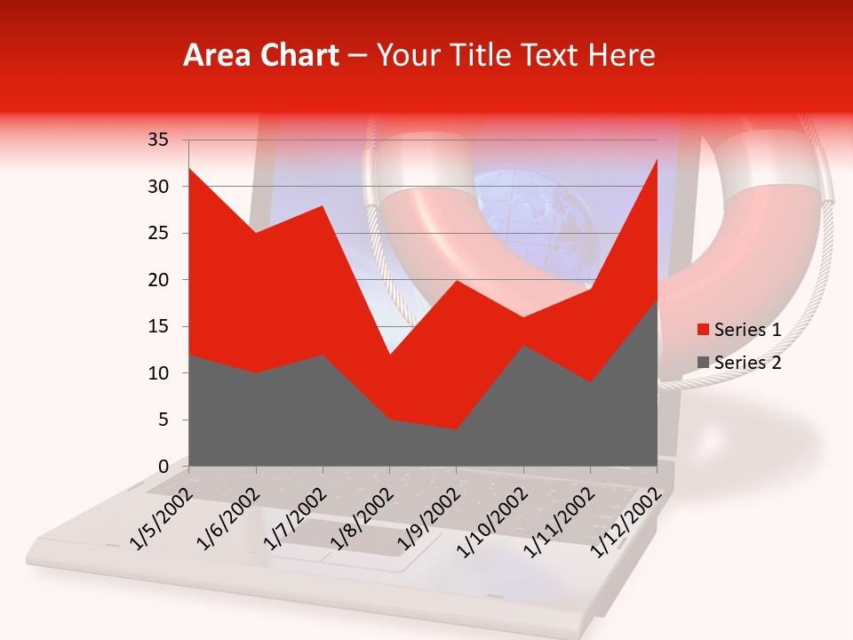 Lifesaver Antivirus Concept PowerPoint Template