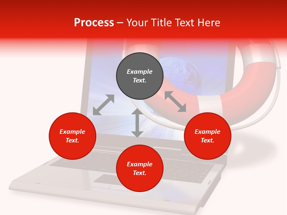 Lifesaver Antivirus Concept PowerPoint Template