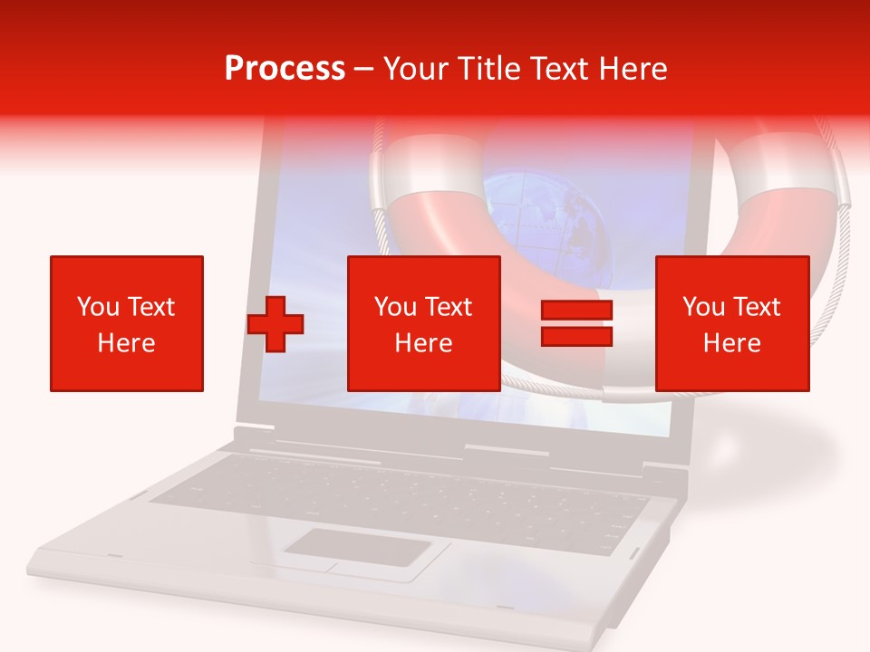 Lifesaver Antivirus Concept PowerPoint Template