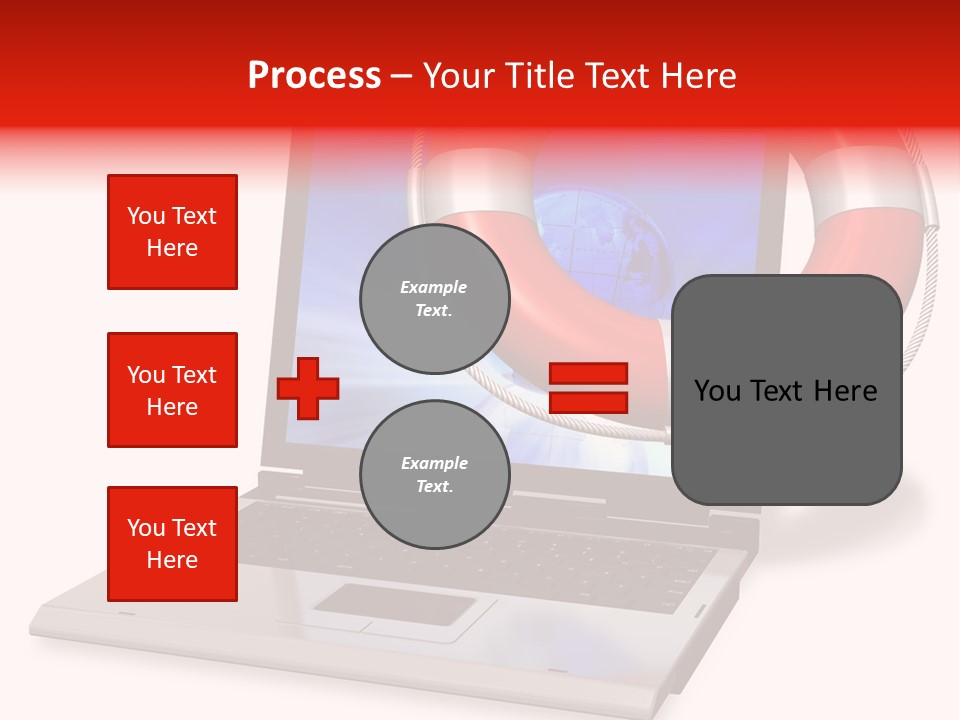 Lifesaver Antivirus Concept PowerPoint Template