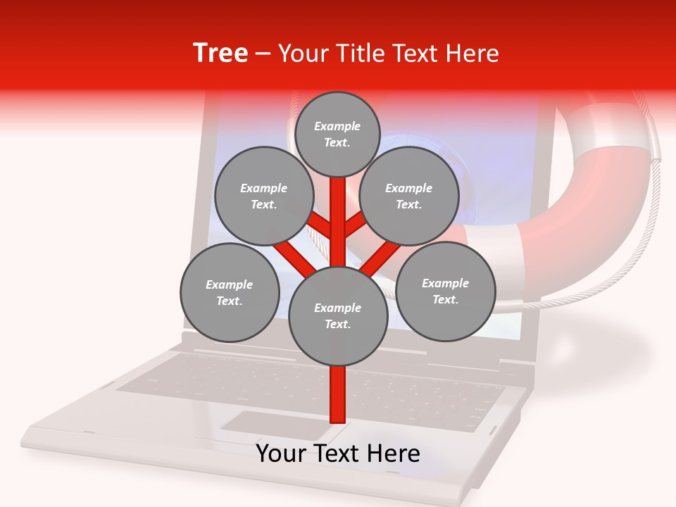 Lifesaver Antivirus Concept PowerPoint Template