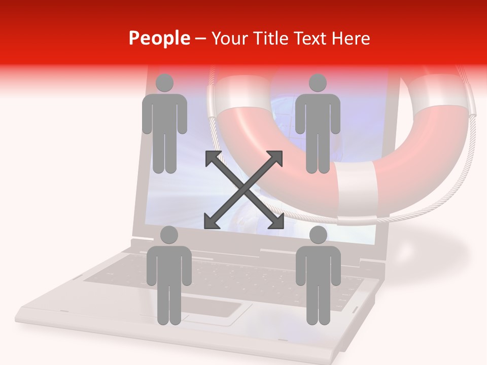 Lifesaver Antivirus Concept PowerPoint Template