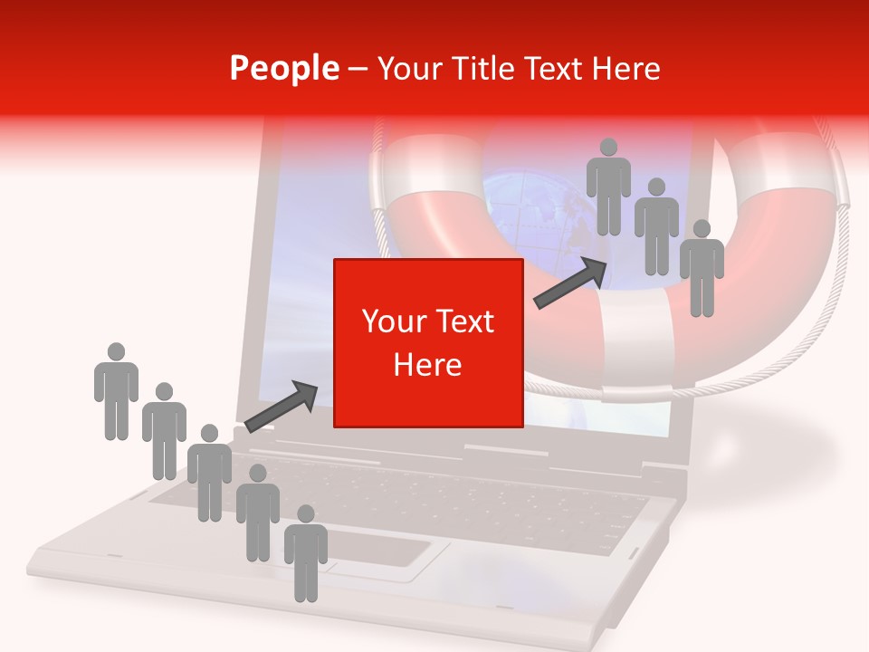Lifesaver Antivirus Concept PowerPoint Template