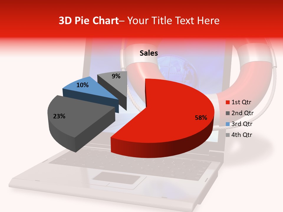 Lifesaver Antivirus Concept PowerPoint Template