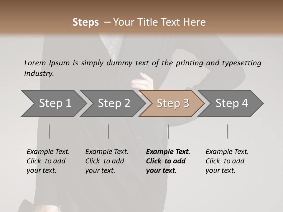 Person Short Camera PowerPoint Template