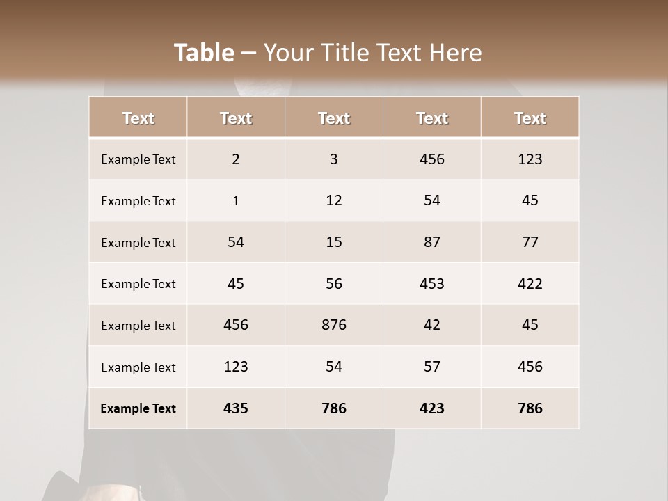 Person Short Camera PowerPoint Template