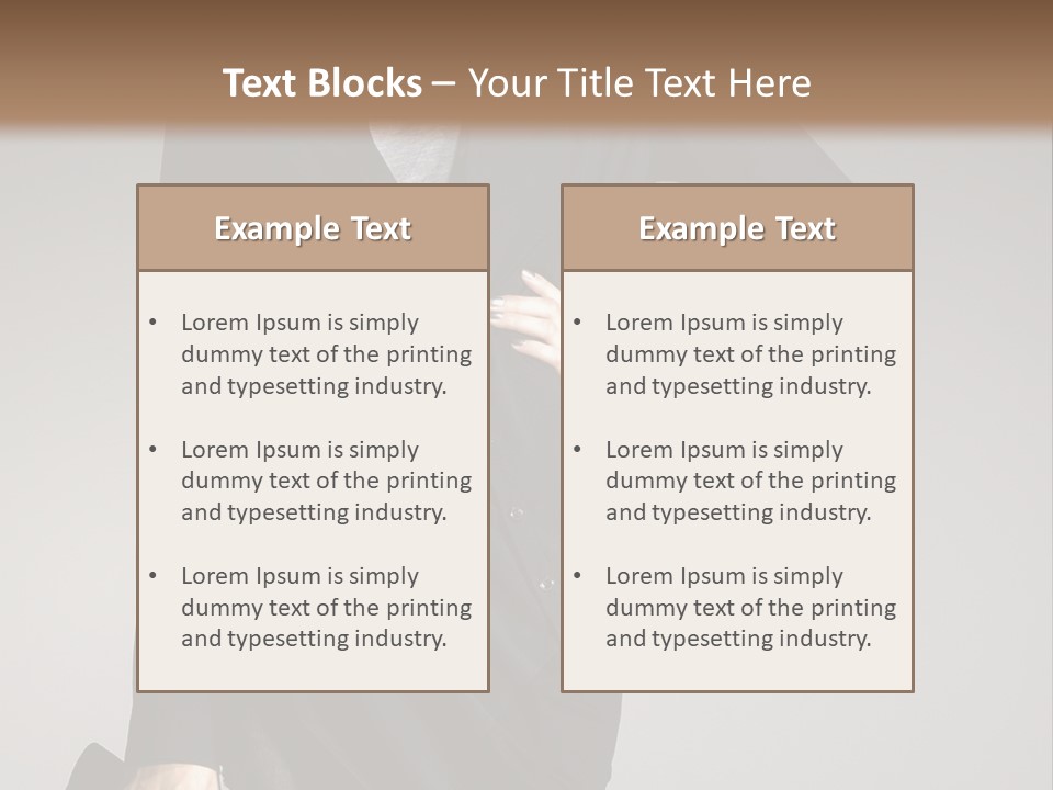 Person Short Camera PowerPoint Template
