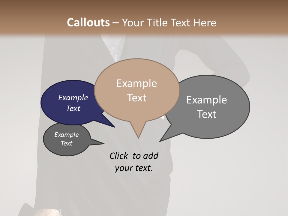 Person Short Camera PowerPoint Template