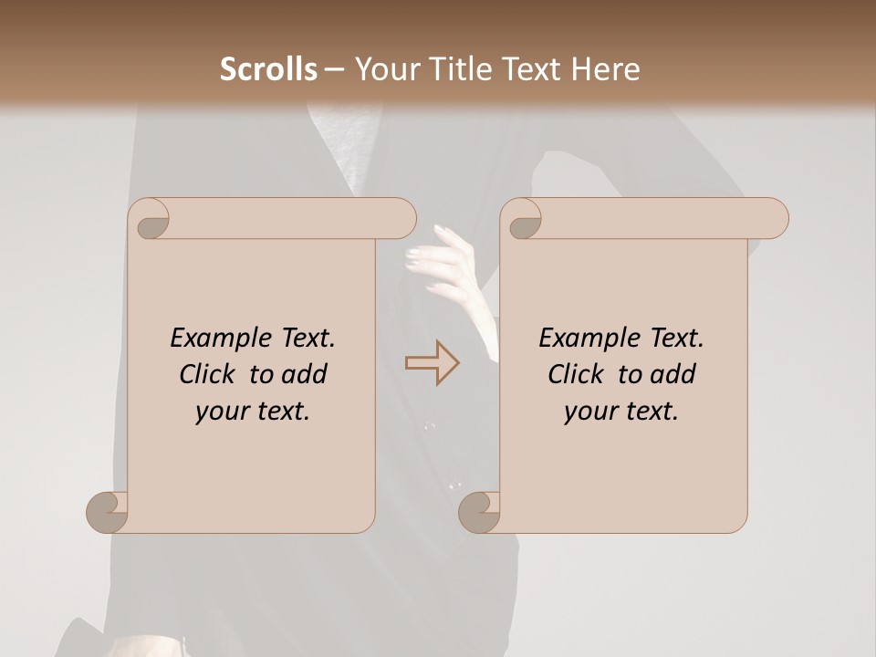 Person Short Camera PowerPoint Template