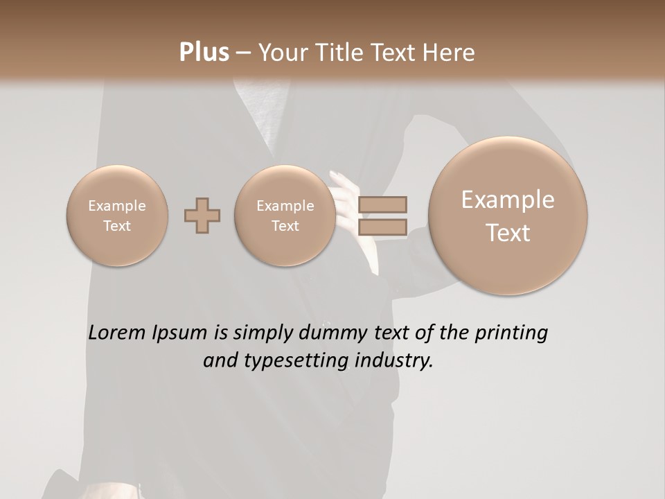 Person Short Camera PowerPoint Template