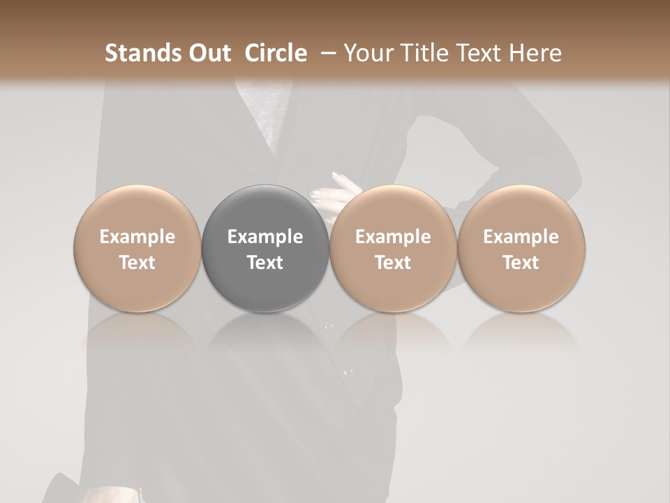 Person Short Camera PowerPoint Template