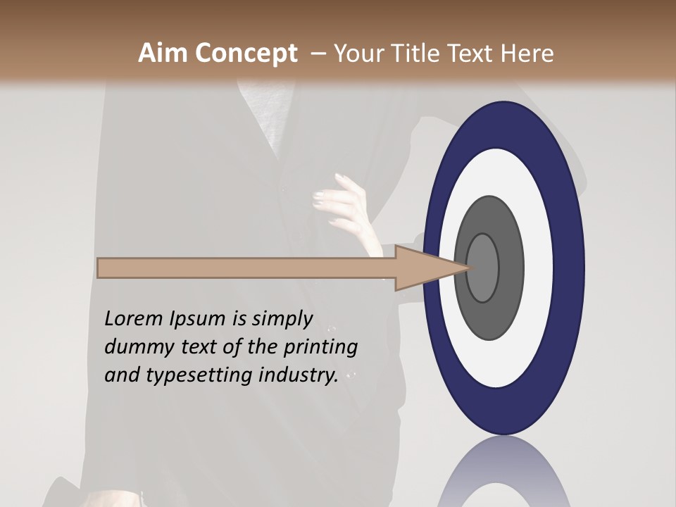 Person Short Camera PowerPoint Template