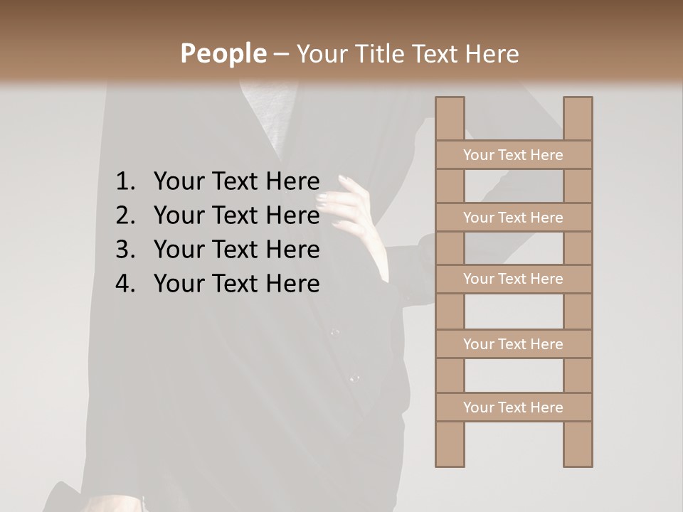 Person Short Camera PowerPoint Template