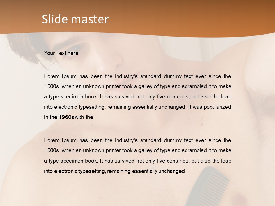 Hygiene Grill Young PowerPoint Template