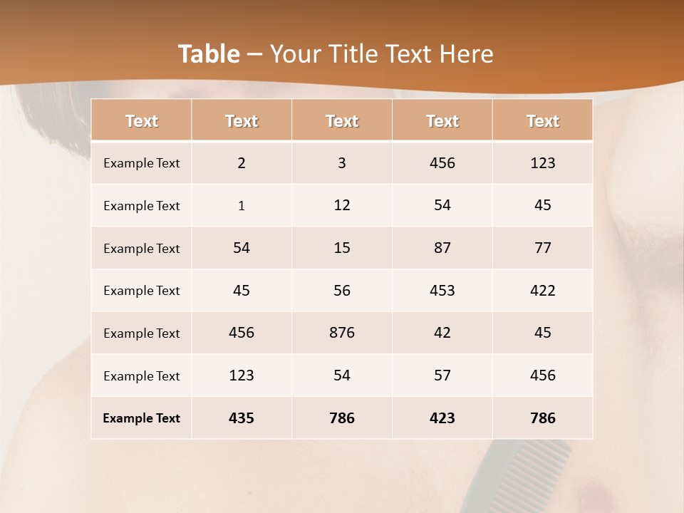 Hygiene Grill Young PowerPoint Template
