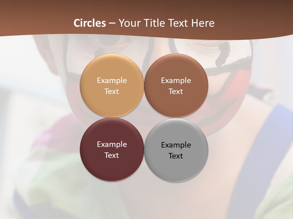 Human Face Entertainment Preschool PowerPoint Template