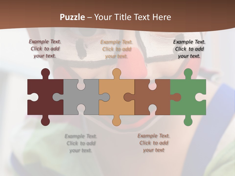 Human Face Entertainment Preschool PowerPoint Template