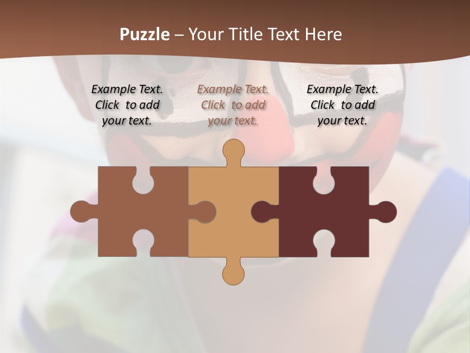 Human Face Entertainment Preschool PowerPoint Template
