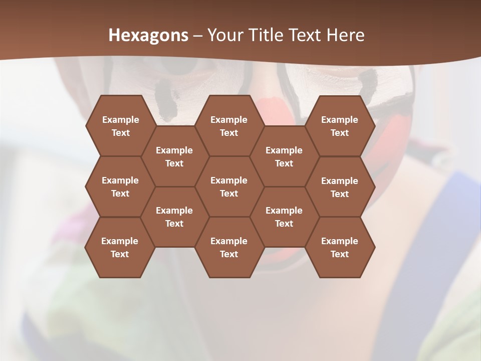 Human Face Entertainment Preschool PowerPoint Template