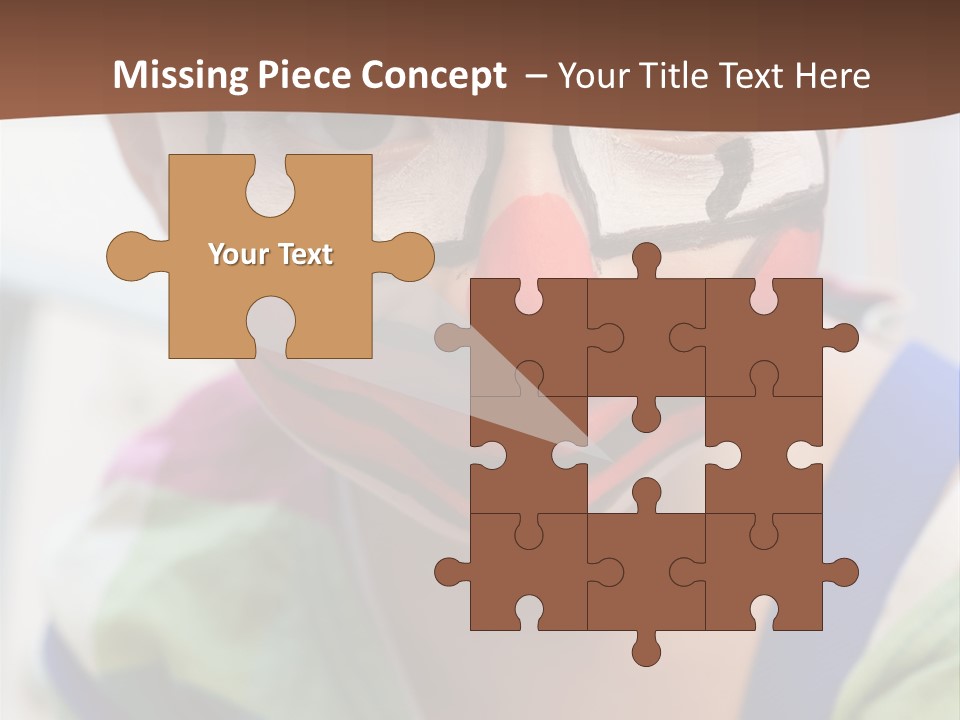 Human Face Entertainment Preschool PowerPoint Template