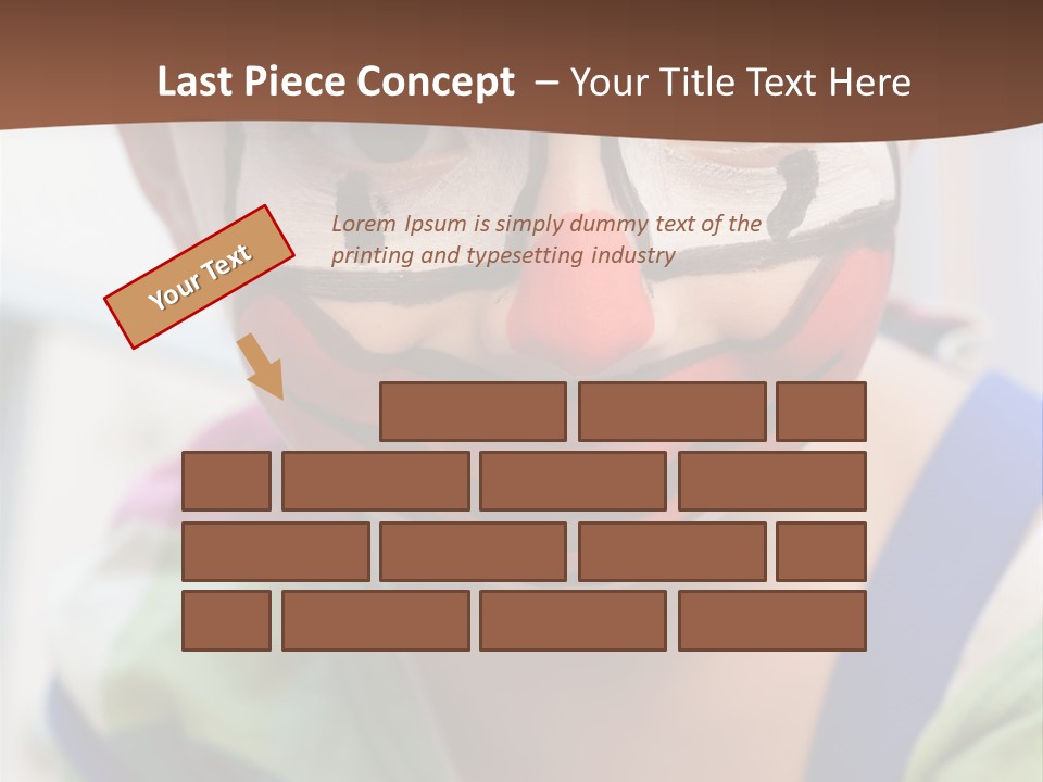 Human Face Entertainment Preschool PowerPoint Template