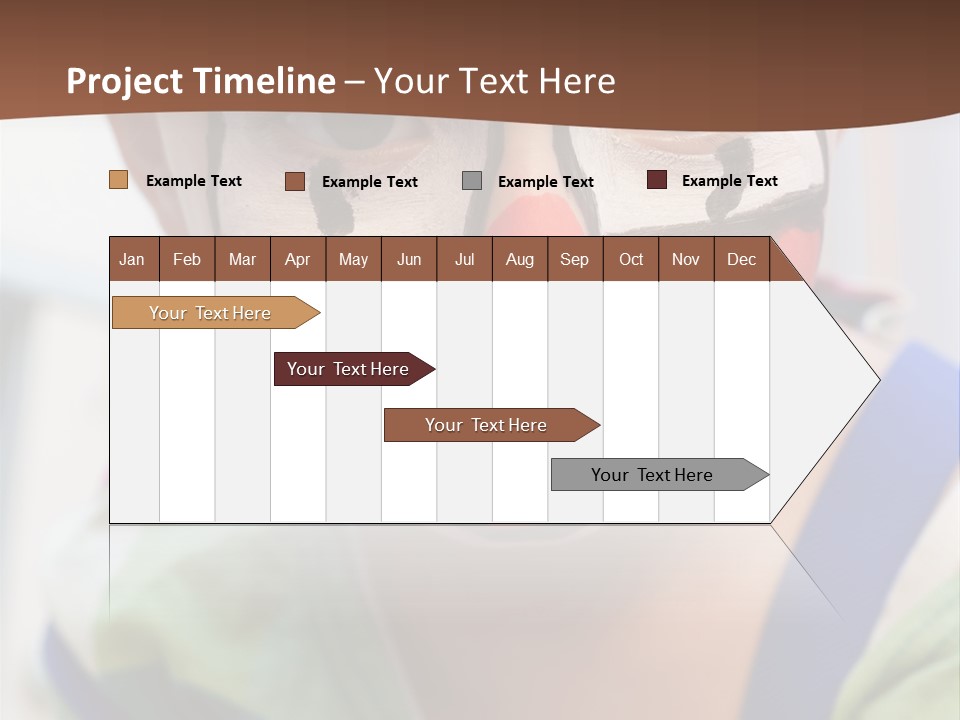 Human Face Entertainment Preschool PowerPoint Template