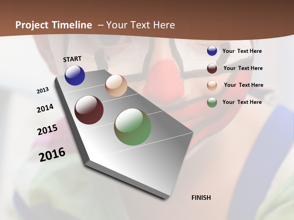 Human Face Entertainment Preschool PowerPoint Template