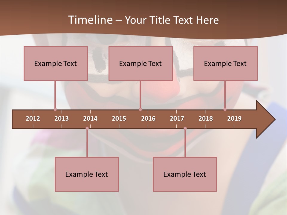 Human Face Entertainment Preschool PowerPoint Template