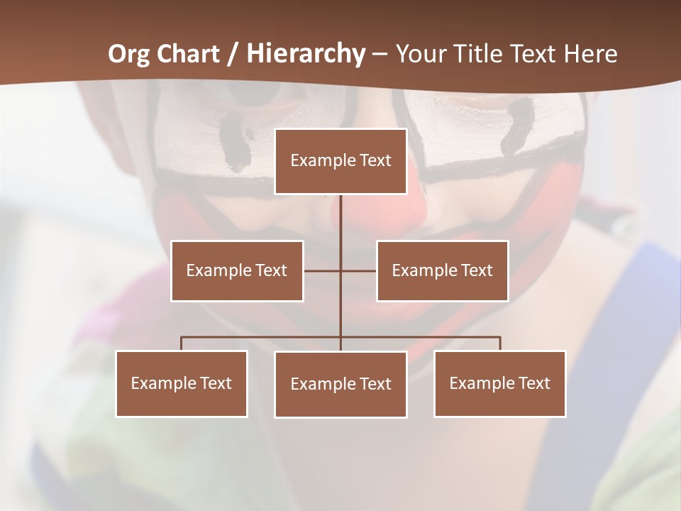 Human Face Entertainment Preschool PowerPoint Template