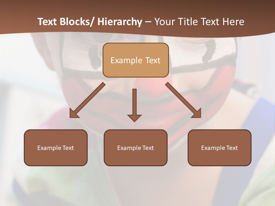 Human Face Entertainment Preschool PowerPoint Template