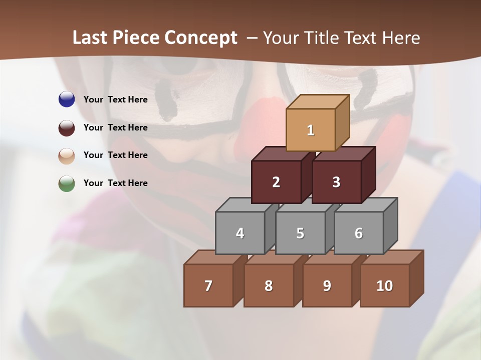 Human Face Entertainment Preschool PowerPoint Template