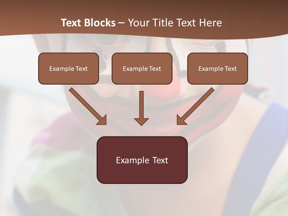 Human Face Entertainment Preschool PowerPoint Template