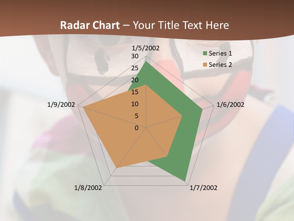 Human Face Entertainment Preschool PowerPoint Template
